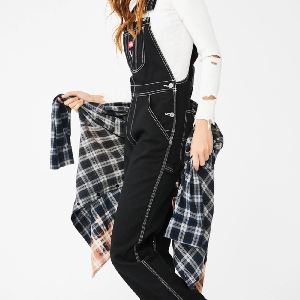 Dickies Relaxed Overalls- Black